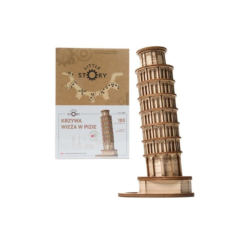  Puzzle drew.3D Krzy.Wieża z Pizie E009 70039