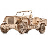  Puzzle drew.model 3D Jeep wojskowy E014 70152