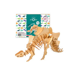  Puzzle drewn.model 3D Stegozaur D010 07576
