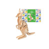  Puzzle drewniane model 3D Kangur D014 07613