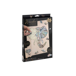  Puzzle drewniane słoń 400072 92874