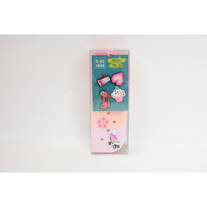 STNUX Piórnik z wpinkami różowy STN9117 99117