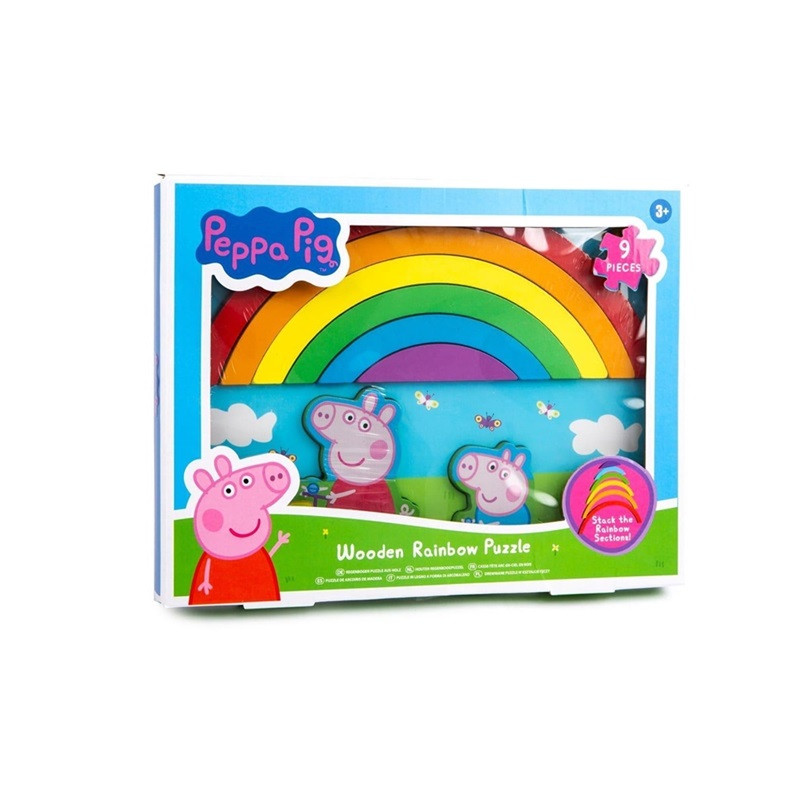  Świnka Peppa drew.układ.tęczowa 85-0031 92926