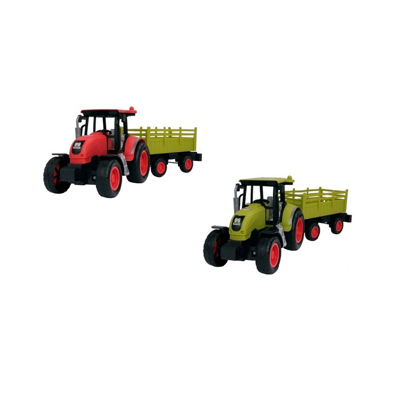Traktor z przyczepą R/C 2kol światło 010844 75863
