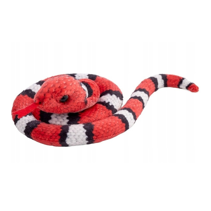  Wąż zwinięty czerwono-biały 50cm 14246 24640