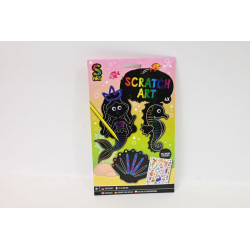  Zdrapywanka z naklejkami syrenka 95066