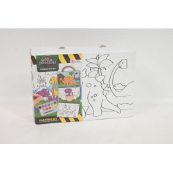  Zest do mal.płótna na sznurku dinozaury 09613