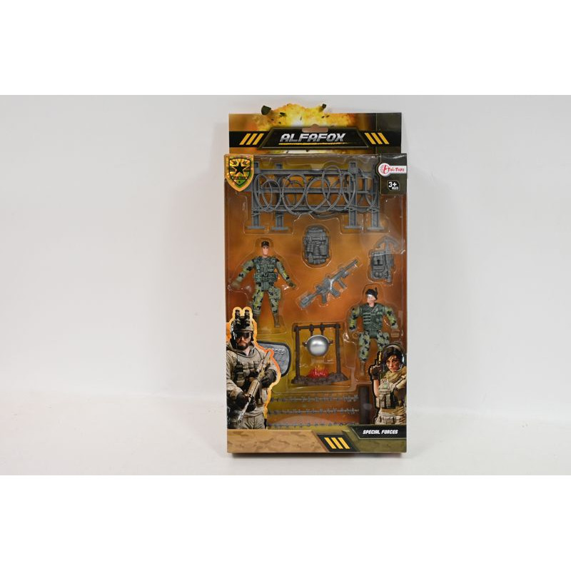  Zestaw wojskowy z 2 figurkami 06162