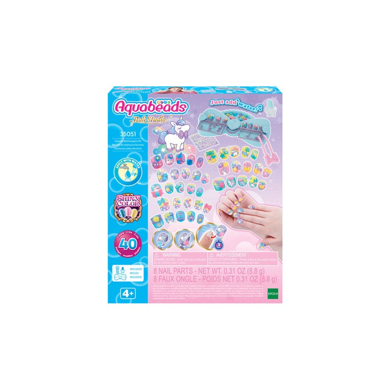 AQUABEADS Jednorożce Studio paznokci 35051