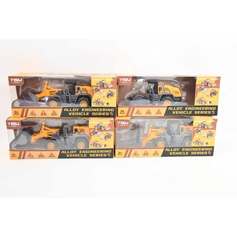 Auta budowlane 14-22cm metal 4rodz H13655 45307