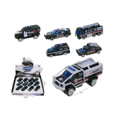 Auta policja 7cm 12szt/disp HX235 52886