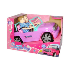 Auto cabriolet z parą 2lalek Q9176 12590