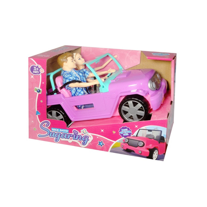 Auto cabriolet z parą 2lalek Q9176 12590