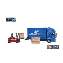 Auto ciężarowe 17cm z wózkiem 540566 27030