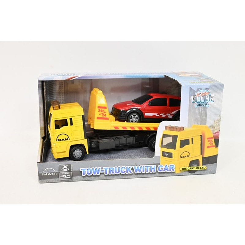 Auto laweta 19cm z autem osobowym 540567 27054