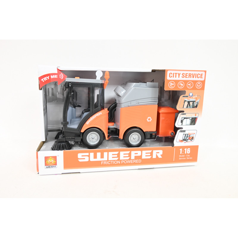 Auto śmieciarka muzyka św B1601680 92125