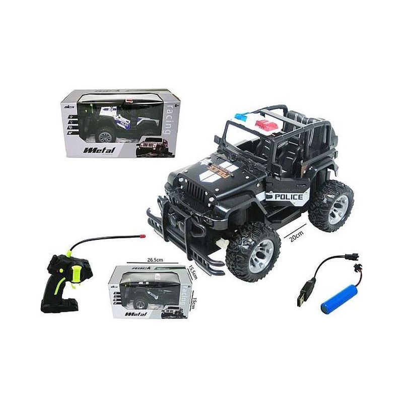 Auto terenowe policja n/radio 20cm H13756 49107