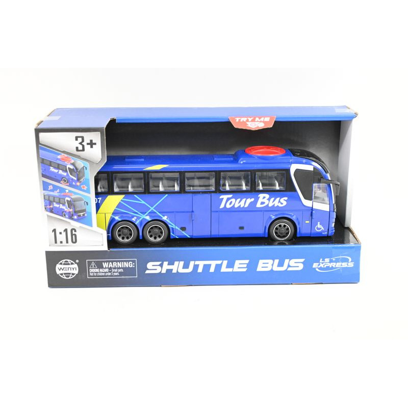 Autobus niebieski 1:16 św/dźw 011842 83776