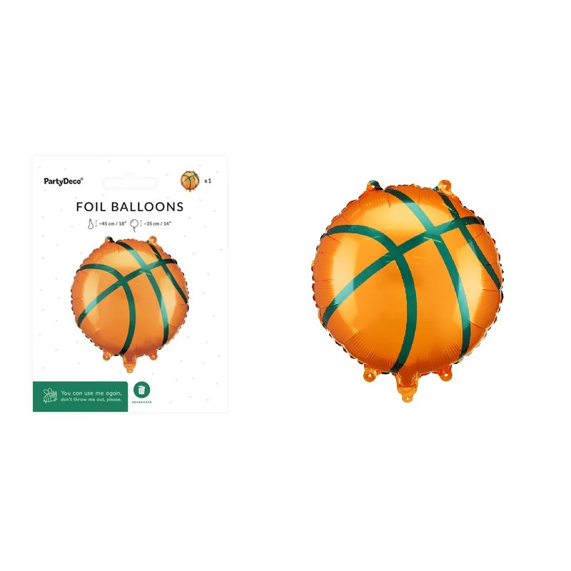 Balon fol.Piłka d/koszykówki 35x35 mix FB294 91443