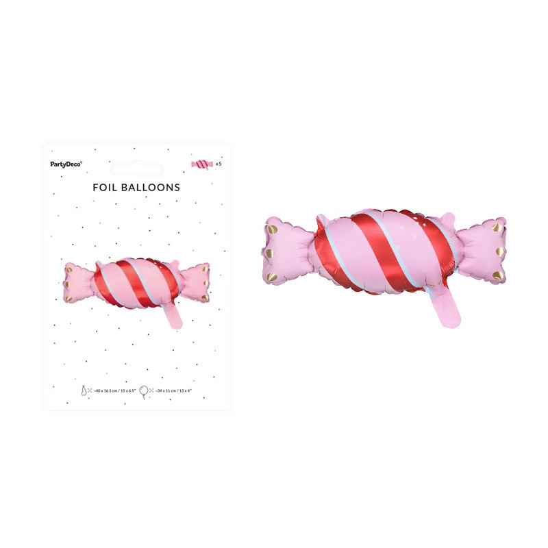 Balon foliowy Cukierek mix A5 10468