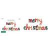 Balon foliowy Merry Christmas mix 98398