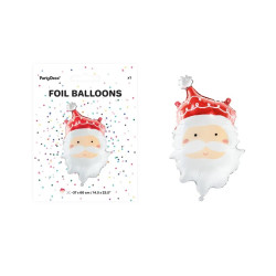 Balon foliowy Mikołaj mix, 50x70cm 33914