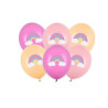 BALONY TĘCZA 30CM 6SZT.PARTY DECO