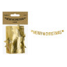 Baner Merry Christmas złoty 10,5x150cm 85298