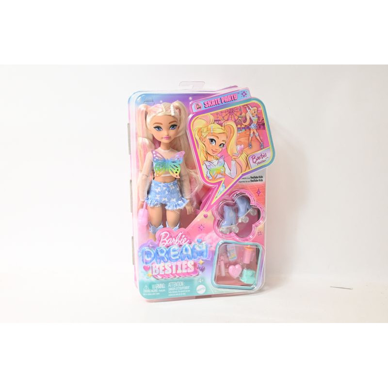 Barbie Besties lalka modowa na wrotkach JFX96