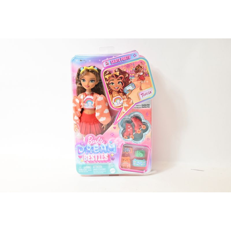 Barbie Besties lalka modowa na wrotkach JFX98