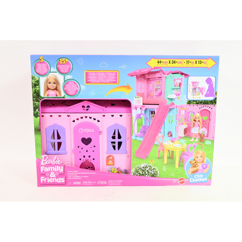 Barbie Chelsea rozkładany domek dla lalek JFW49