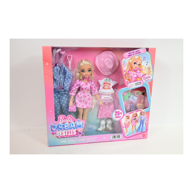 Barbie lalka Dream Best.Festiwalowe stylizac JGH87