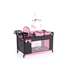 BAYER łóżeczko dla lalek z akcesor. 62660AA 26605