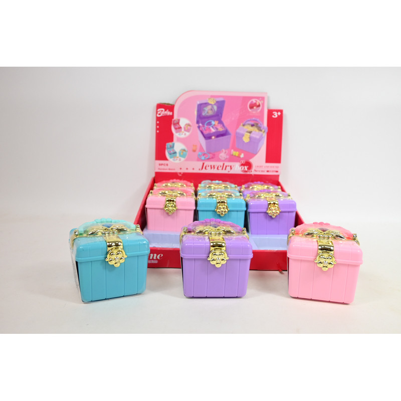 Biżuteria/szkatułka 9szt/disp G8048 09668