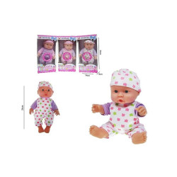 Lalka winylowa 24cm 6dźw.3rodz.HLH81 30761