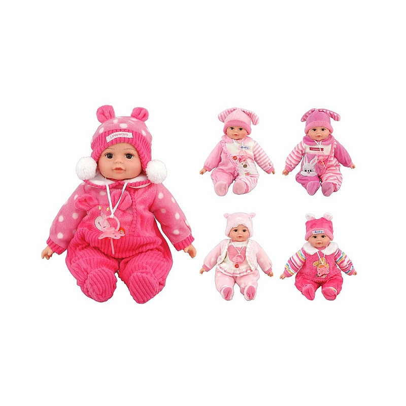 Lalka bobas 35cm 6rodz 56730