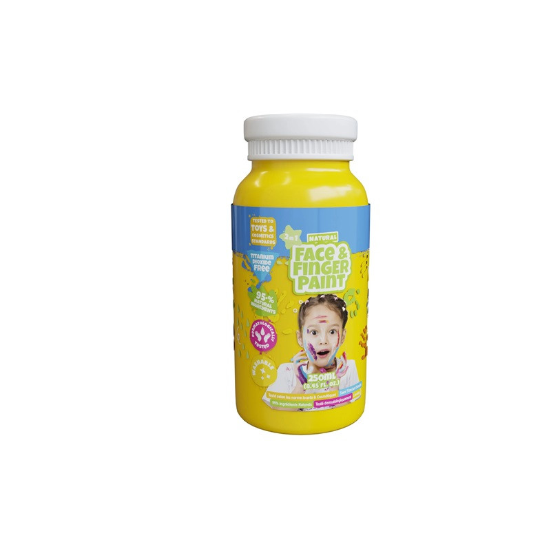 BOTI NATURAL farba d/mal palcami ŻÓŁTY 250ml 38585