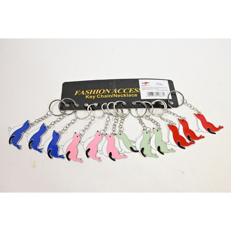 Brelok metalowy foka cena za 12szt A-0749 18631