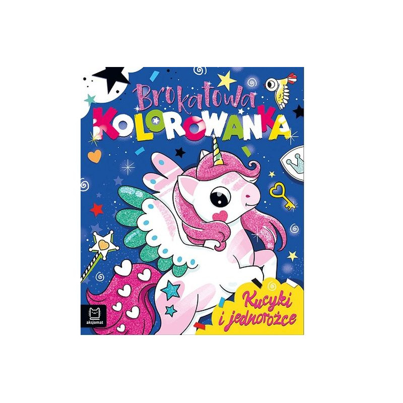 Brokatowa kolorowanka Kucyki i jednorożce 40584