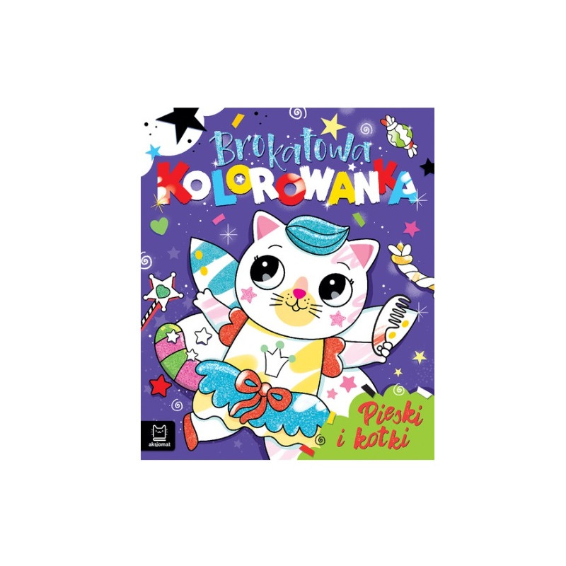 Brokatowa kolorowanka Pieski i kotki 41352