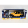 BRUDER Jeep Wrangler Rubico+rower górski+fig 02543