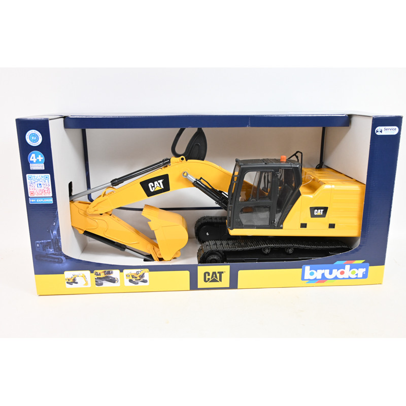 BRUDER koparka czerpakowa na gąsienicach CAT 02483