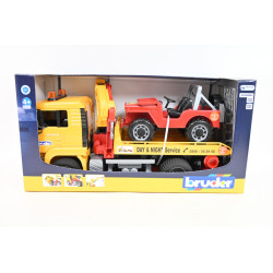 BRUDER MAN TGA pomoc drogowa+jeep 02750
