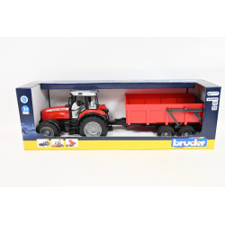 BRUDER Massey Ferguson 7480 z przycz.wywr. 02045