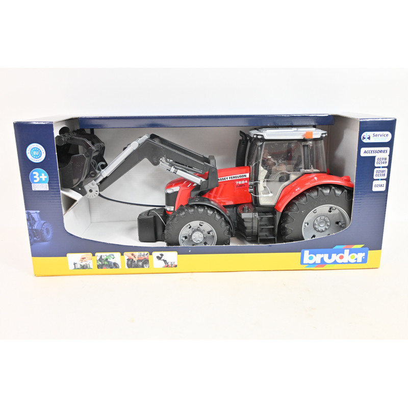BRUDER Massey Ferguson7600 ładowarka czołowa 03047