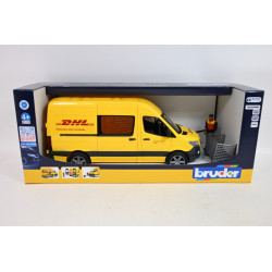 BRUDER MB Sprinter DHL+figurka+akcesoria 02671