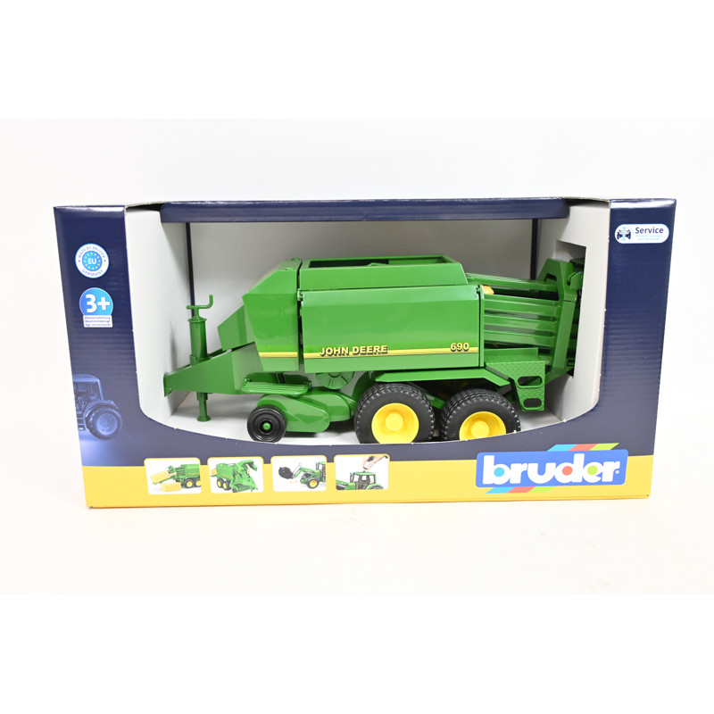 BRUDER prasa do słomy John Deere 02017