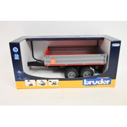 BRUDER przyczepa wywrotka srebrna 02019