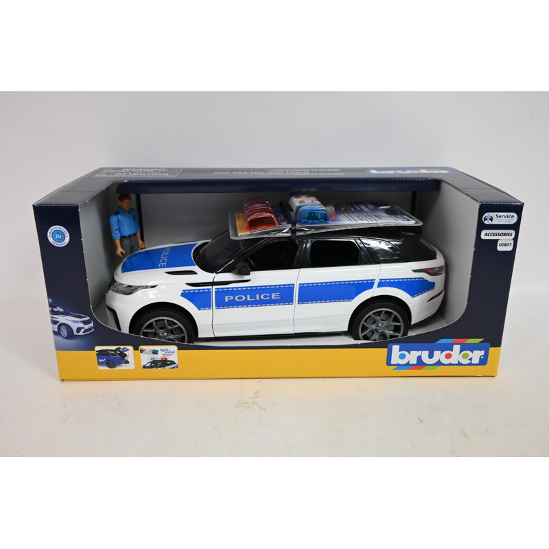 BRUDER Range Rover Velar policja+figurka 02890