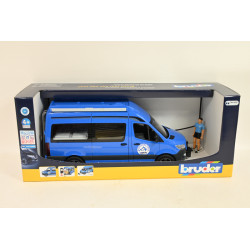 BRUDER Sprinter Camper niebieski+fig+akces 02684